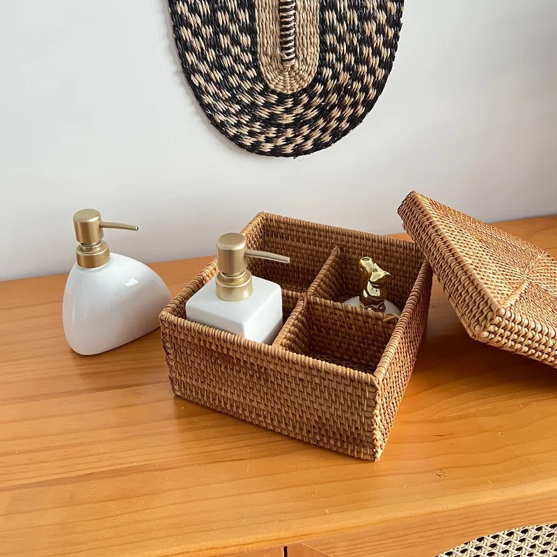 Food Snacks With Fiber - Handwoven Basket for Candy Nuts Snacks