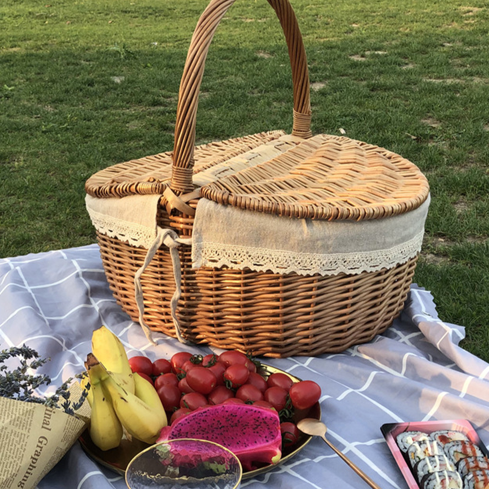 Food Snacks With Fiber - Picnic Fruit Storage Basket Easter Household