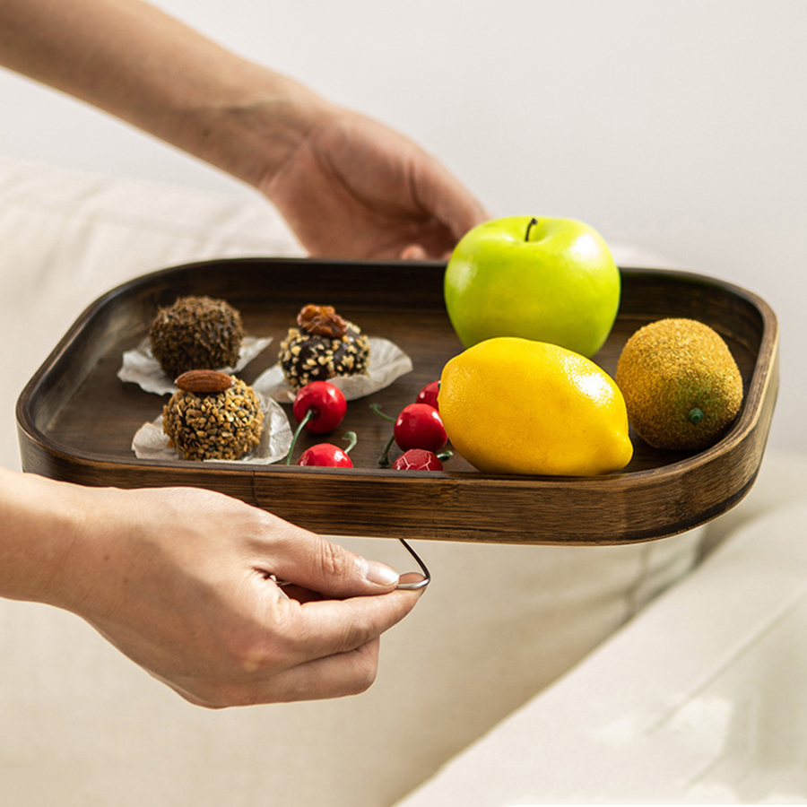 Multi-purpose Bamboo Tray Stor - Food Snacks In Japan のレビューと価格