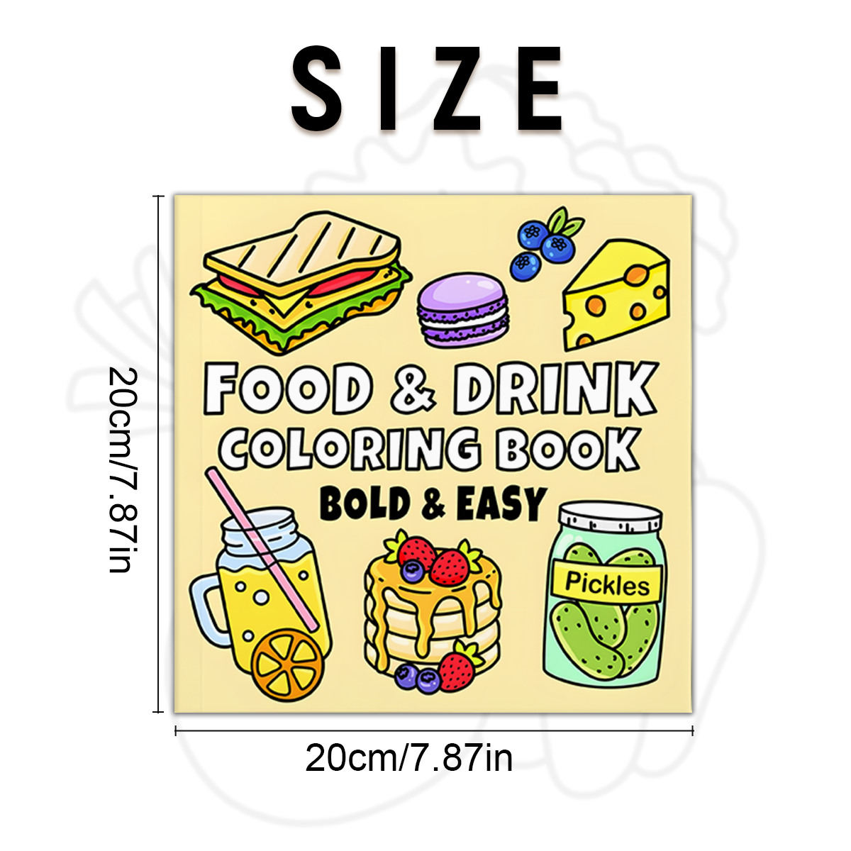 Delicious Treats Coloring Book - Food Snacks Pictures のレビューと価格