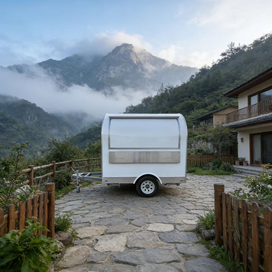 FRP Trailer-Mounted Food Vendi - Food Snacks With Fiber のレビューと価格