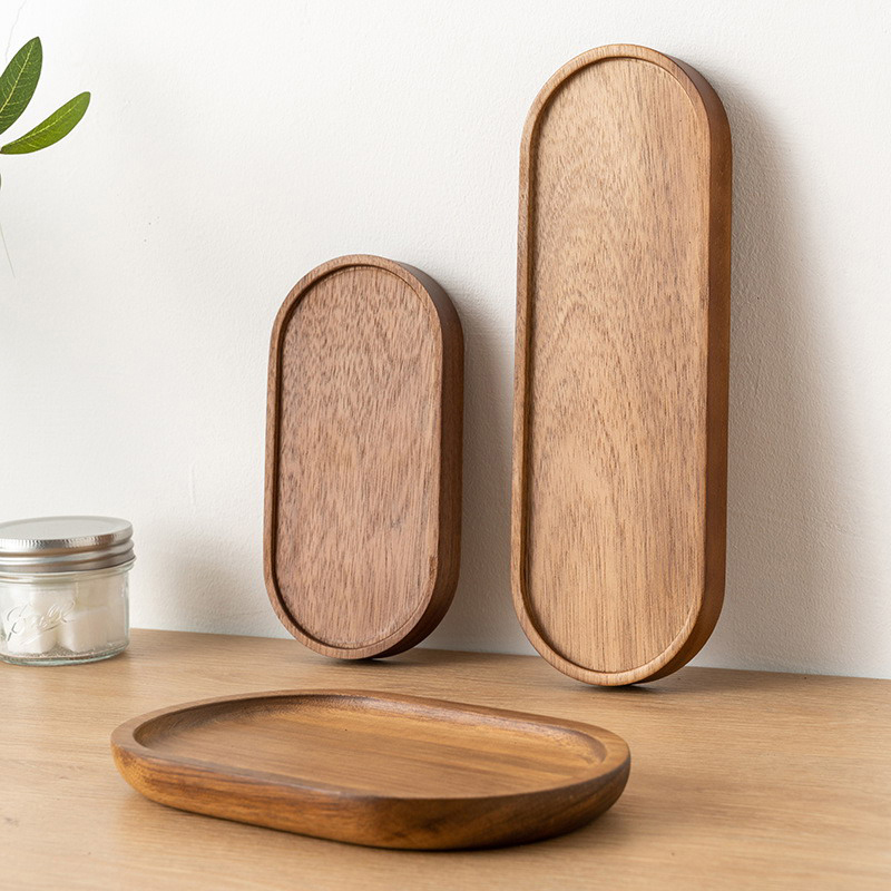 Tableware Solid Wood Food Tray - Food Snacks In Japan のレビューと価格