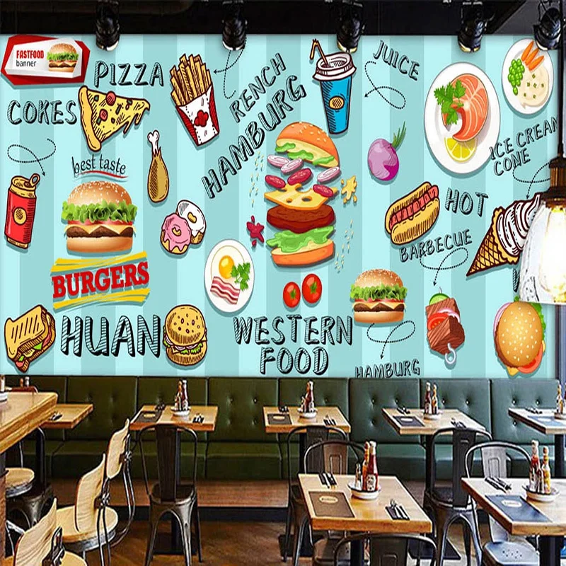 Custom 3D Wallpaper Hand-paint - Food Snacks With Fiber のレビューと価格