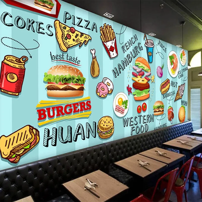 Custom 3D Wallpaper Hand-paint - Food Snacks With Fiber のレビューと価格