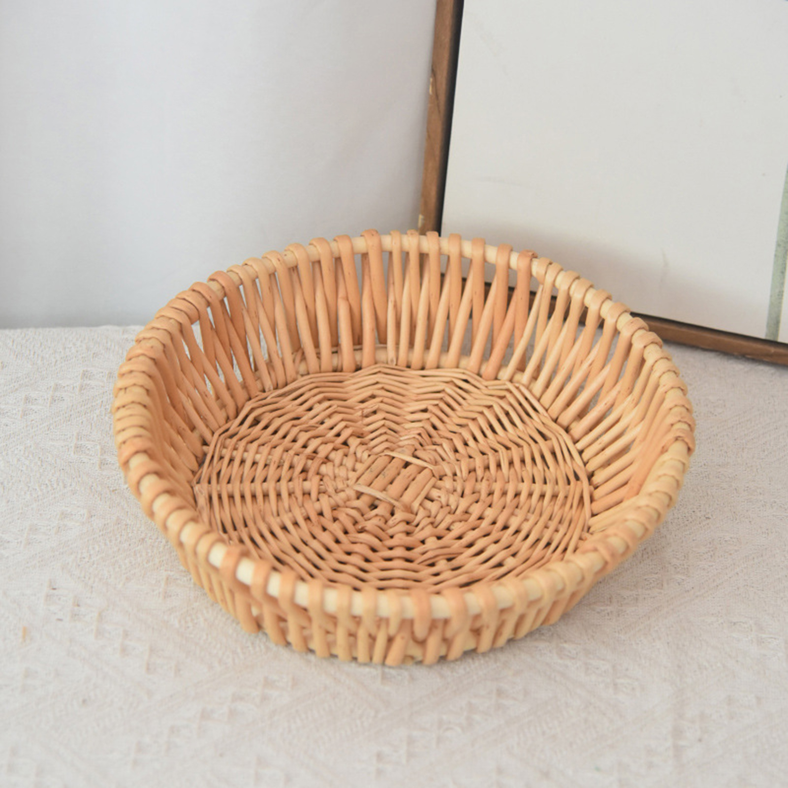 Wicker Storage Basket For Frui - Food Snacks With Fiber のレビューと価格