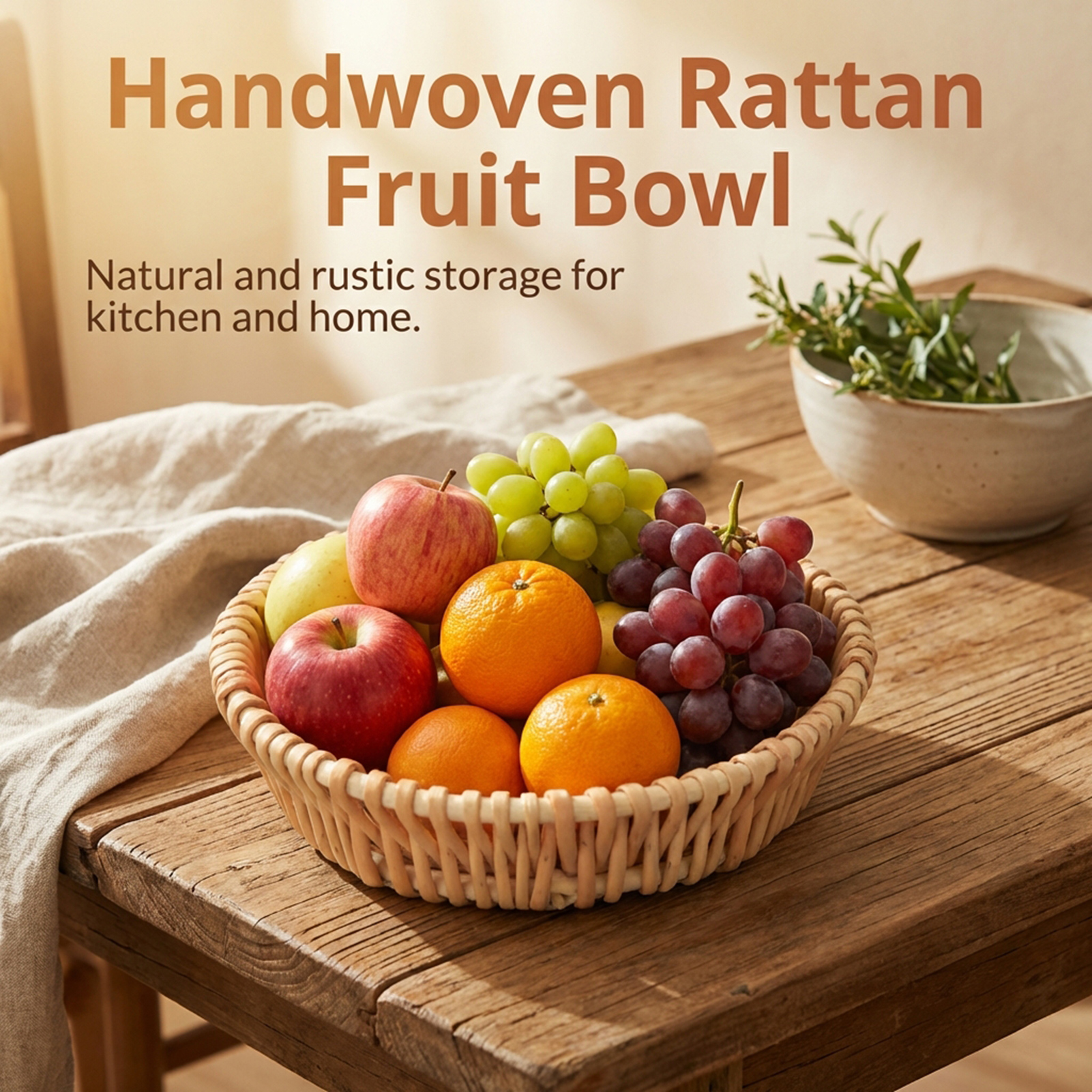 Wicker Storage Basket For Frui - Food Snacks With Fiber のレビューと価格