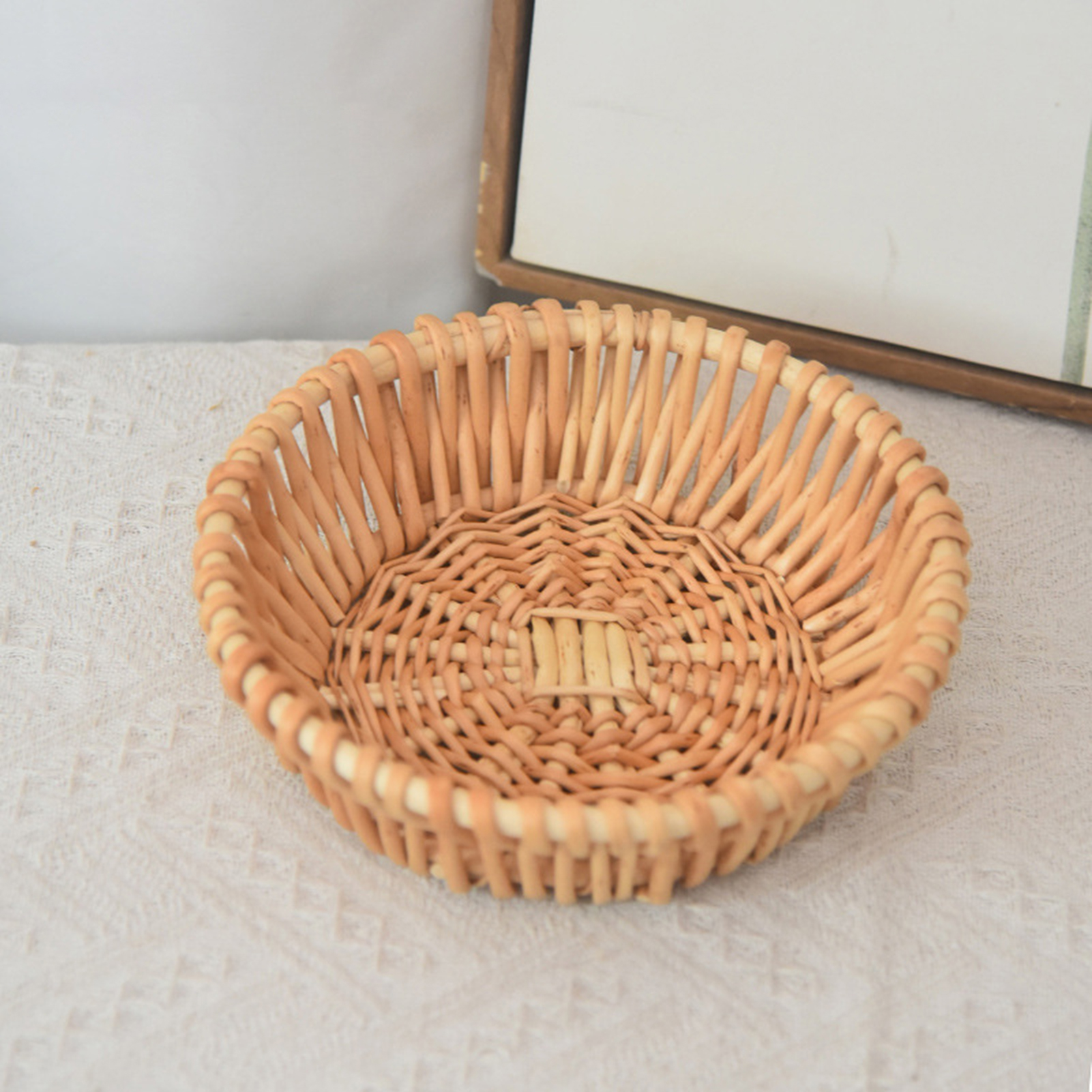Wicker Storage Basket For Frui - Food Snacks With Fiber のレビューと価格