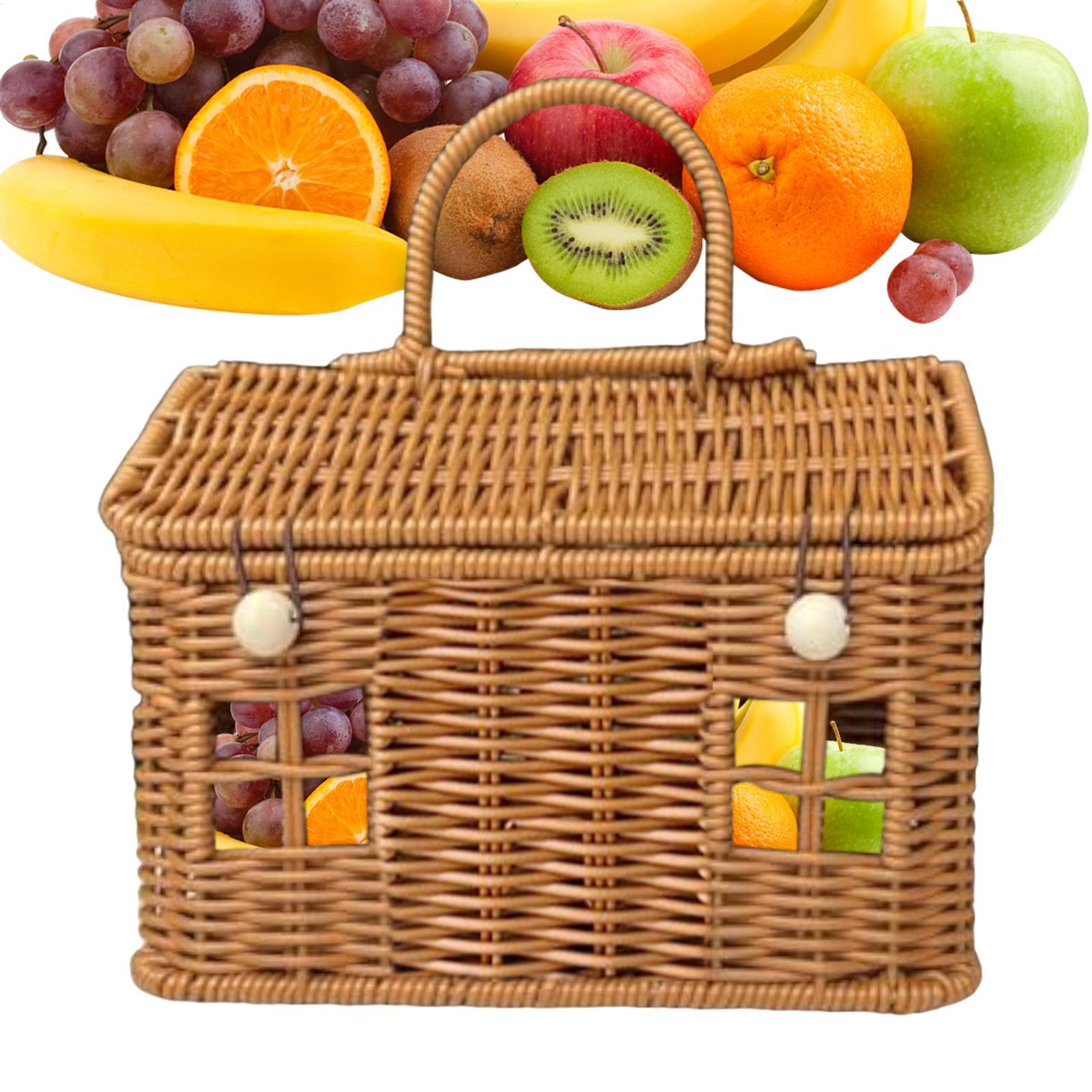 Rattan Basket Vintage House Sh - Food Snacks With Fiber のレビューと価格