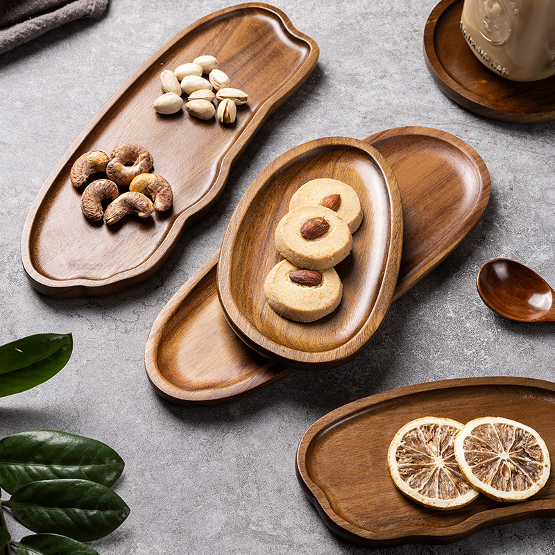 Tableware Solid Wood Food Tray - Food Snacks In Japan のレビューと価格