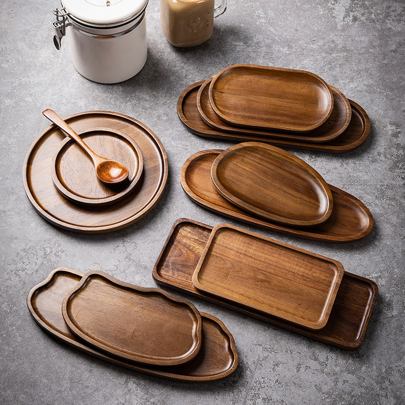 Tableware Solid Wood Food Tray - Food Snacks In Japan のレビューと価格