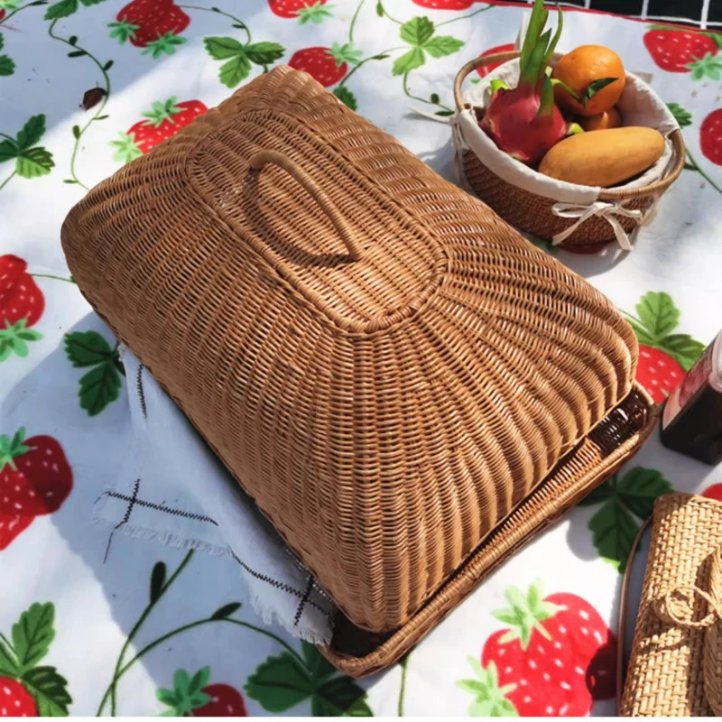 Retro Imitation Rattan Meal Co - Food Snacks With Fiber のレビューと価格