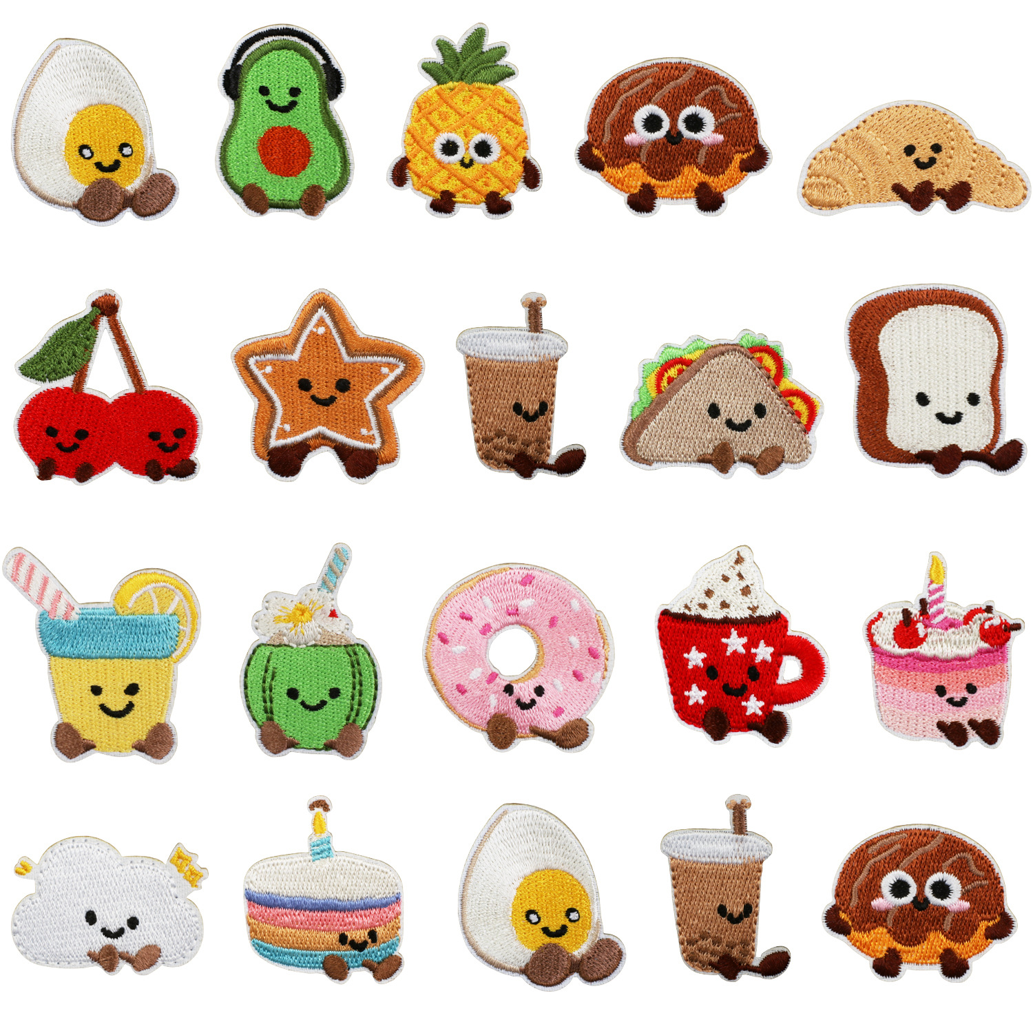 10 Pcs Snack Food Milk Tea Emb - Food Snacks Pictures のレビューと価格