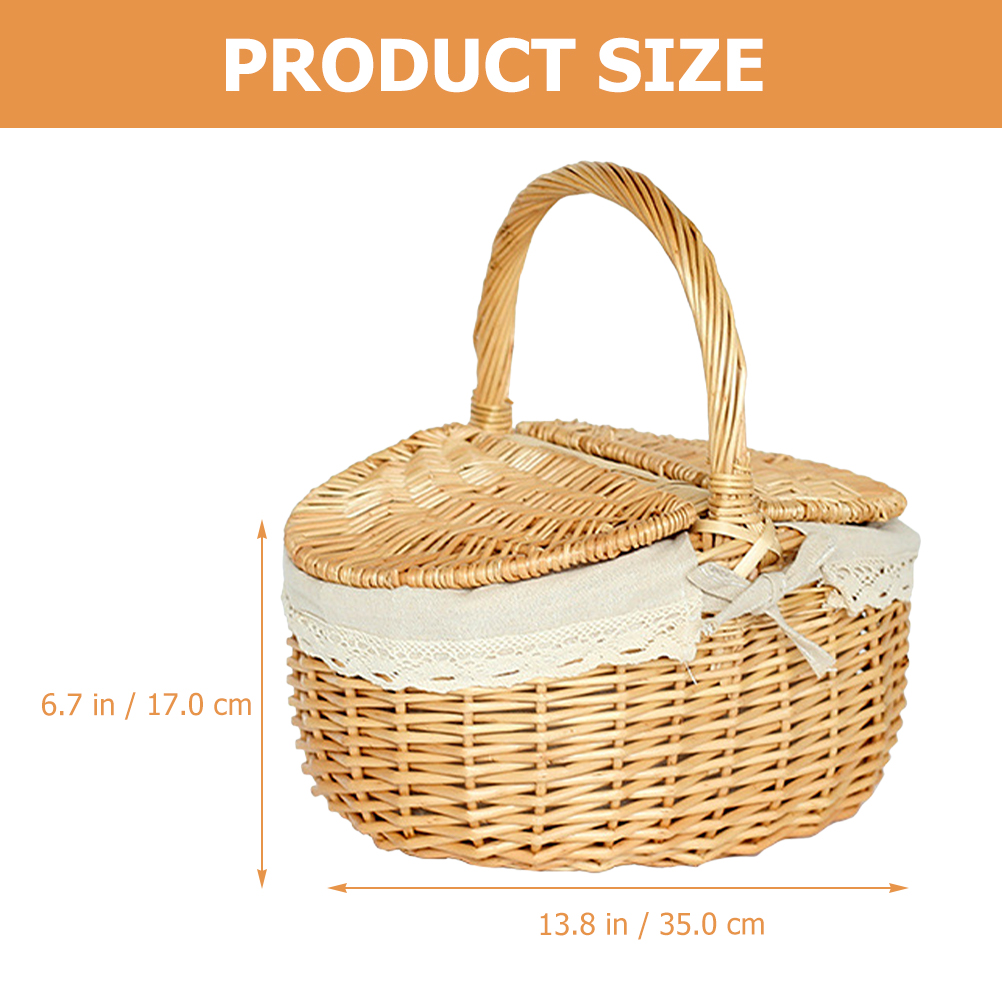 Picnic Fruit Storage Basket Ea - Food Snacks With Fiber のレビューと価格