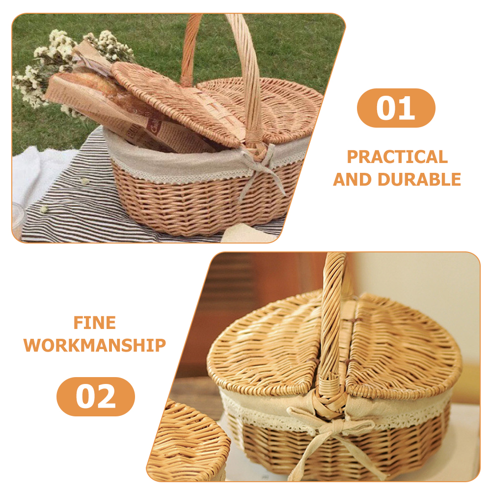 Picnic Fruit Storage Basket Ea - Food Snacks With Fiber のレビューと価格