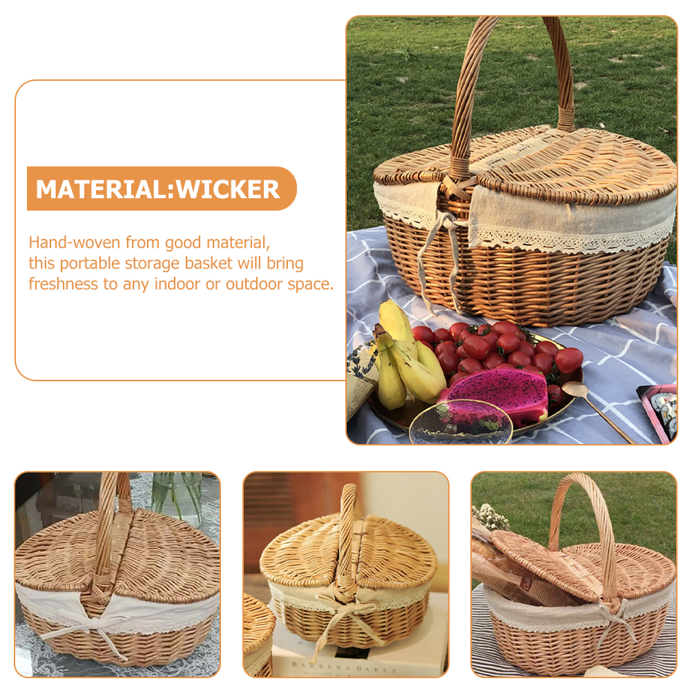Picnic Fruit Storage Basket Ea - Food Snacks With Fiber のレビューと価格