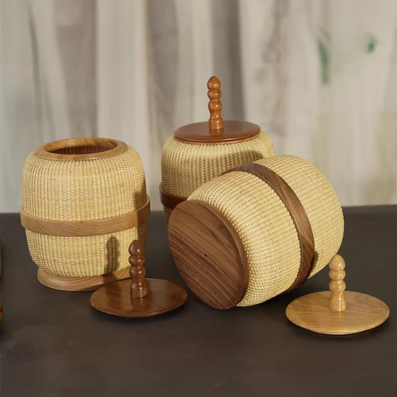 Handwoven Wicker Storage Baske - Food Snacks With Fiber のレビューと価格