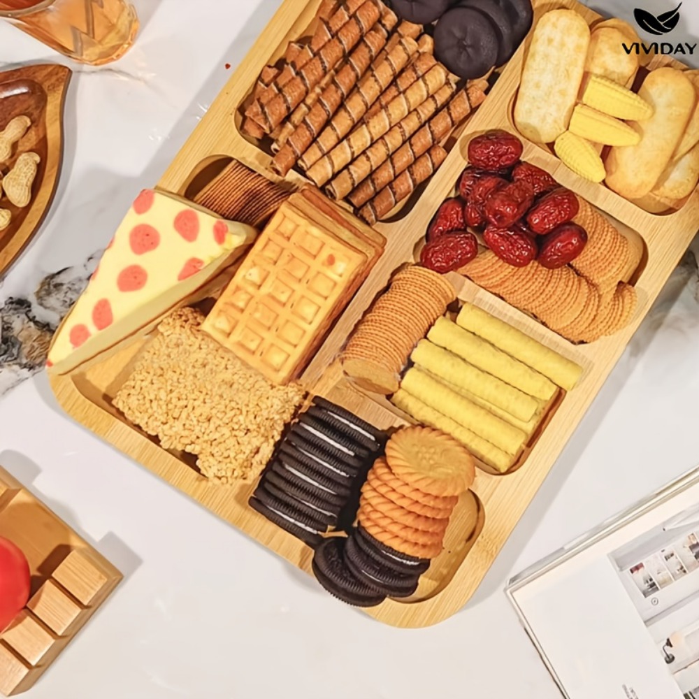 Wooden Partitioned Snack Tray  - Food Snacks In Japan のレビューと価格